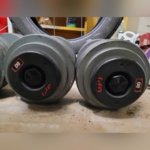 80lb dumbbells